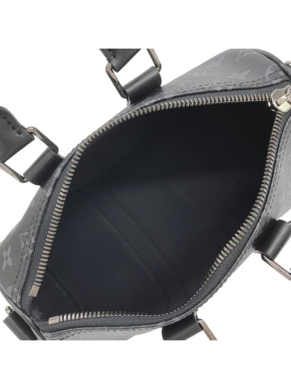 Louis Vuitton Monogram Eclipse Reverse Keepall Bandouliere 25 cm Boston Bag - Picture 7 of 8